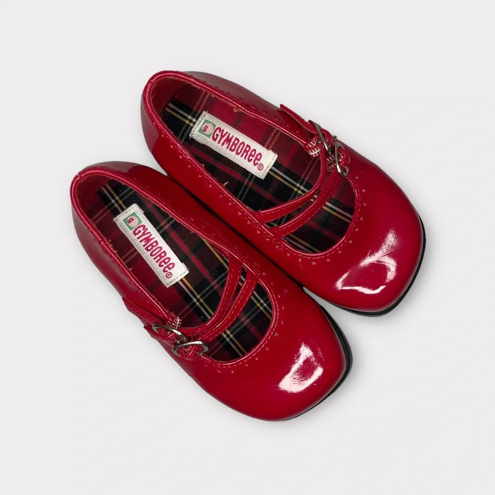 Gymboree Vintage Red Mary Jane Dress Shoes